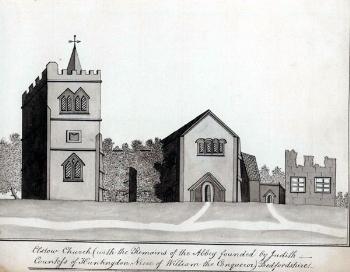 Z1045-1 Elstow Abbey about 1810 (reduced)